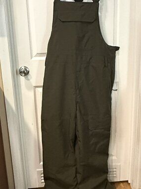 Tec-One Explorer Mens 2XL Insulated Overalls Green Brown Adjustable